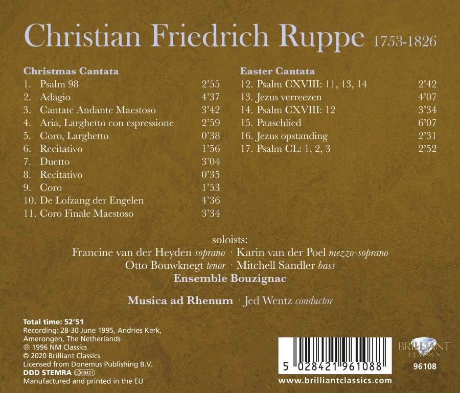 Ruppe: Christmas Cantata; Easter Cantata - slide-1