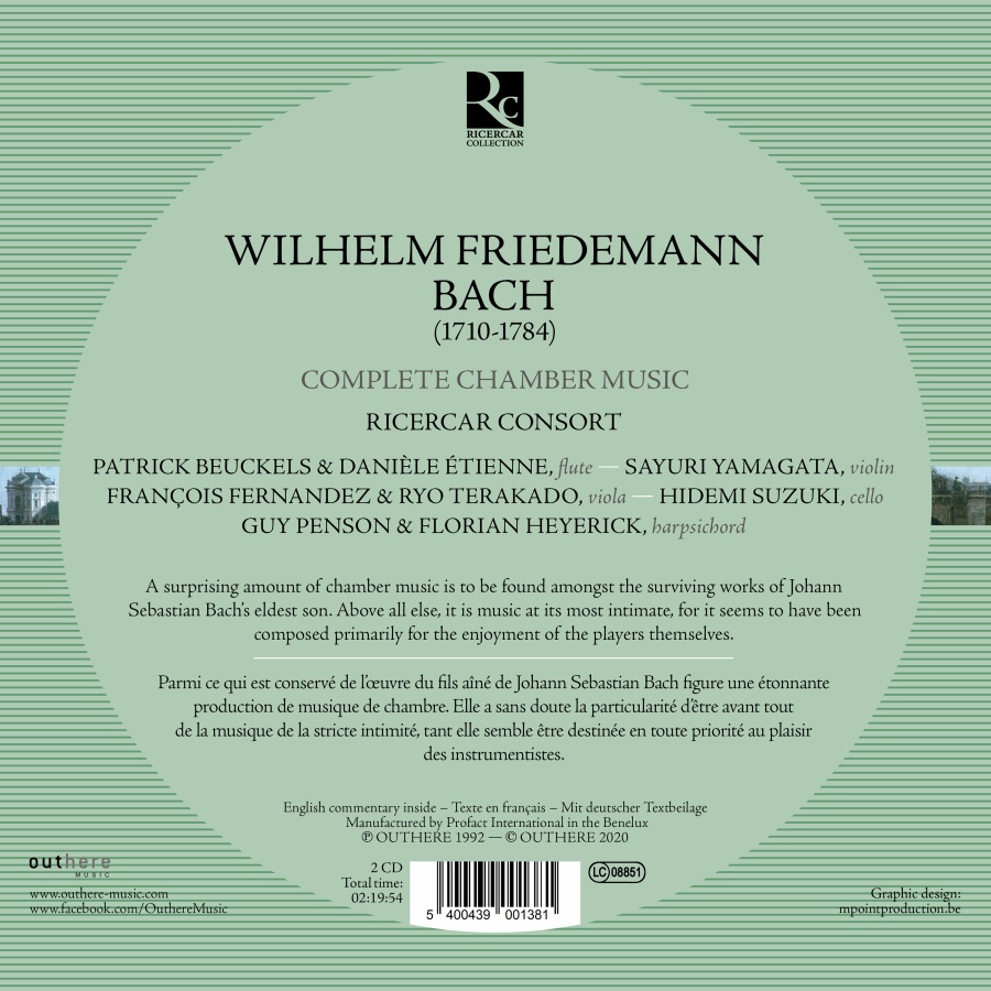 W.F. Bach: Complete Chamber Music - slide-1