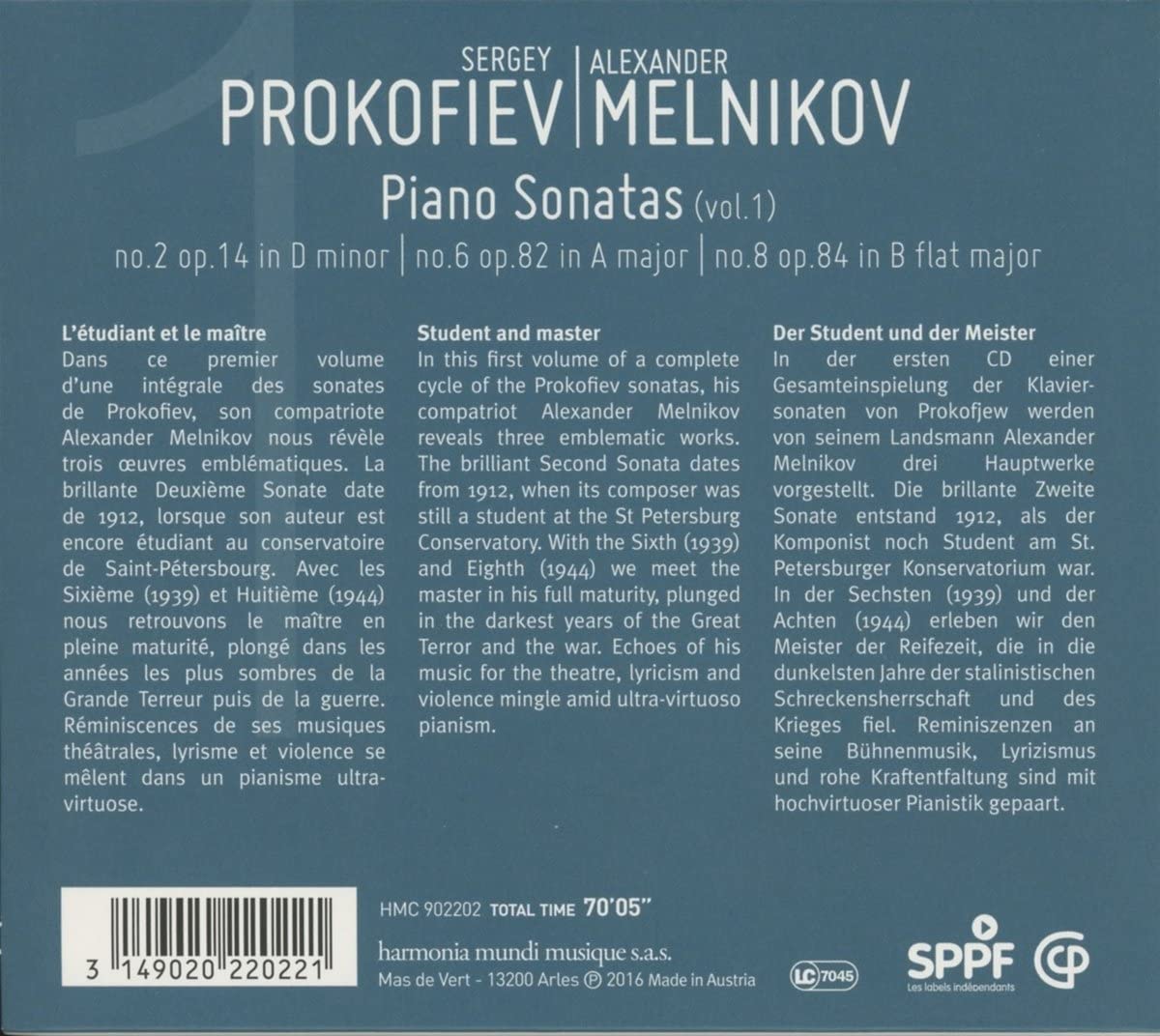 Prokofiev: Piano Sonatas Nos. 2,  6 & 8 - slide-1