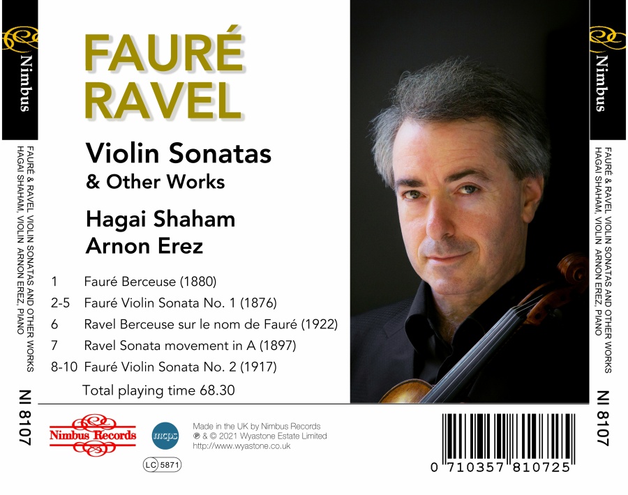 Fauré; Ravel: Violin Sonatas - slide-1