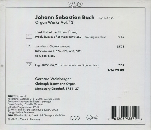 BACH: Organ Works vol.13 - slide-1