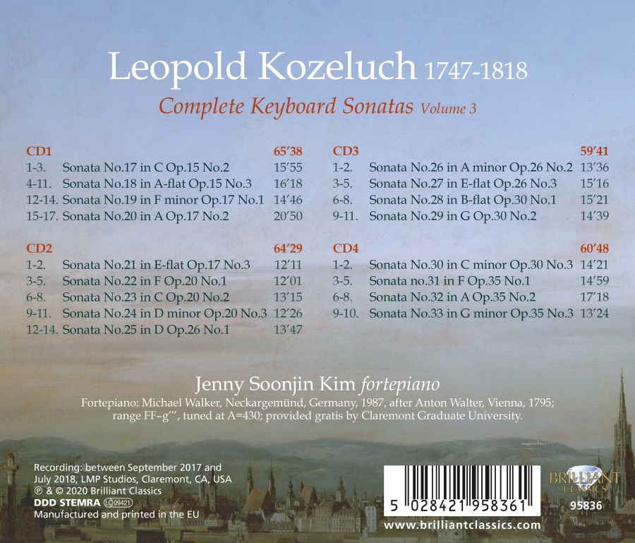 Koželuch: Complete Keyboard Sonatas Vol. 3 - slide-1