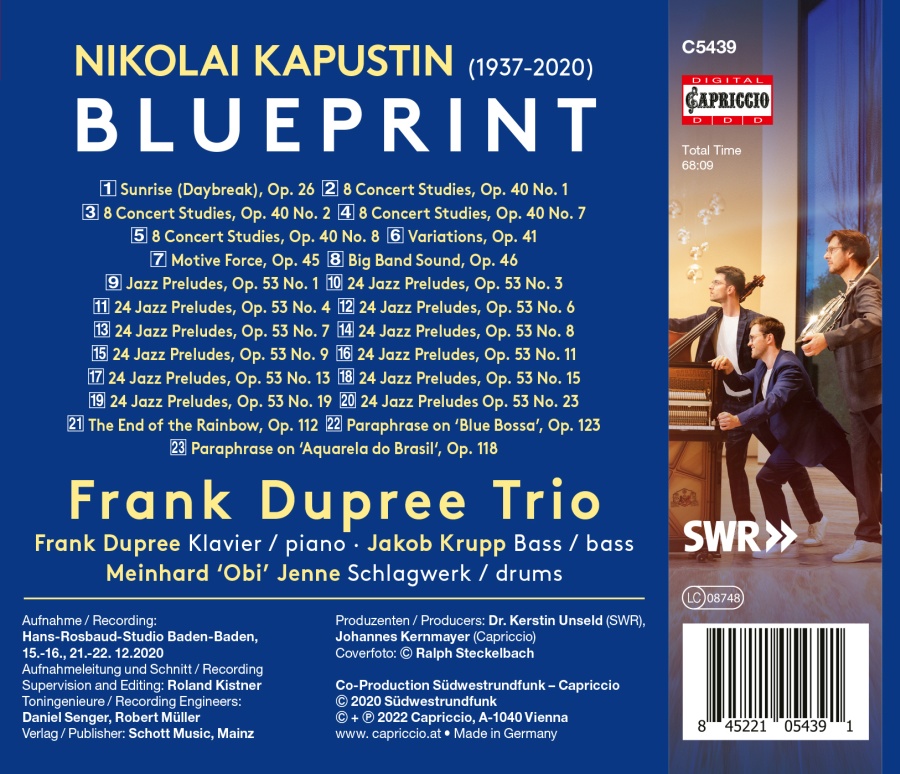 Kapustin: Blueprint - Piano music for jazz trio - slide-1