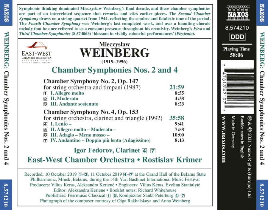 Weinberg: Chamber Symphonies Nos. 2 and 4 - slide-1