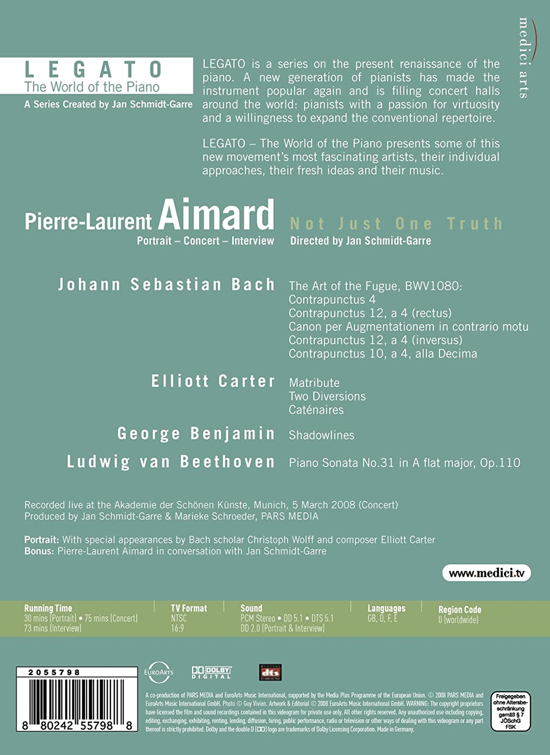 Legato - World of the Piano - Pierre-Laurent Aimard - slide-1