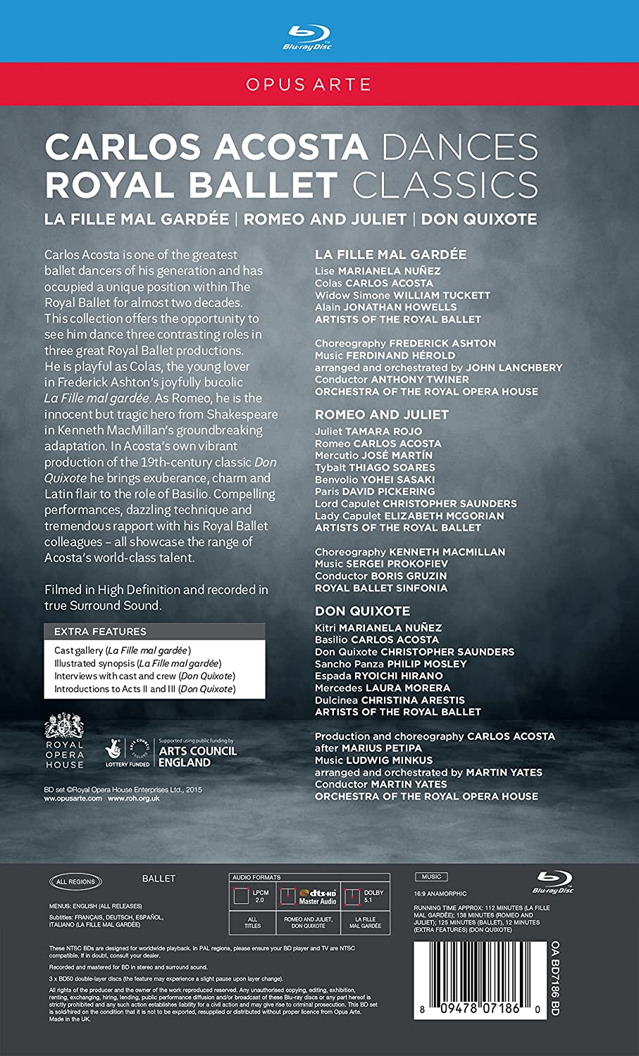 The Carlos Acosta Collection: La Fille mal gardee, Romeo & Julia, Don Quixote - slide-1