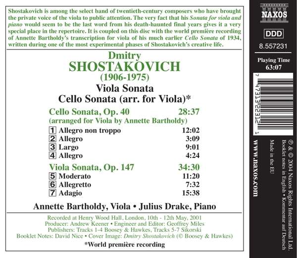 SHOSTAKOVICH: Viola sonata - slide-1