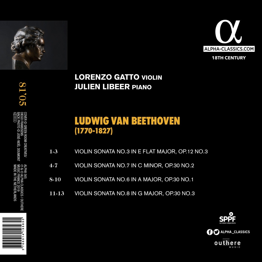 Beethoven: Violin Sonatas Nos. 3, 6, 7 & 8 - slide-1