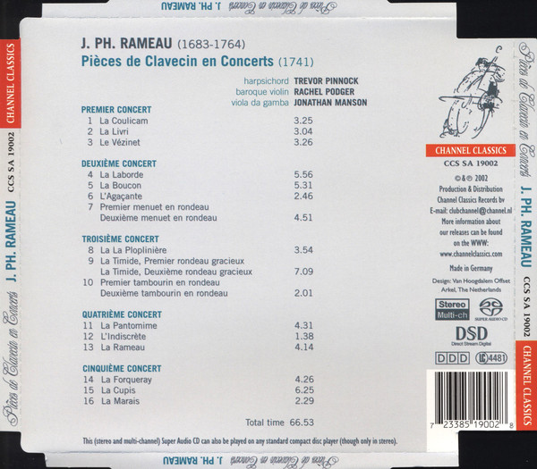 Rameau: Pieces de Clavecin en Concerts - slide-1