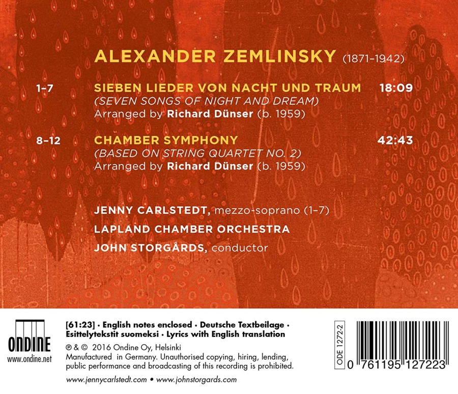 Zemlinsky: Seven Songs Chamber Symphony - slide-1