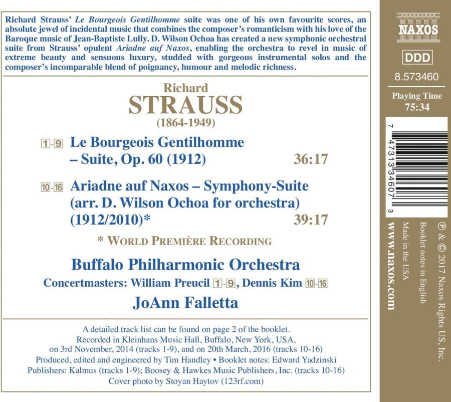 Strauss: Ariadne auf Naxos (Symphony-Suite) Le Bourgeois Gentilhomme - slide-1