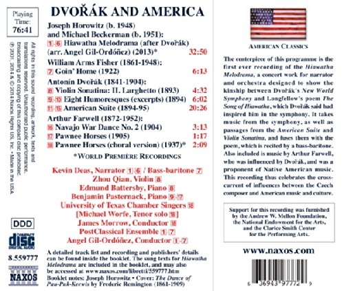 Dvořák and America - Hiawatha Melodrama; American Suite; Navajo War Dance; Pawnee Horses - slide-1