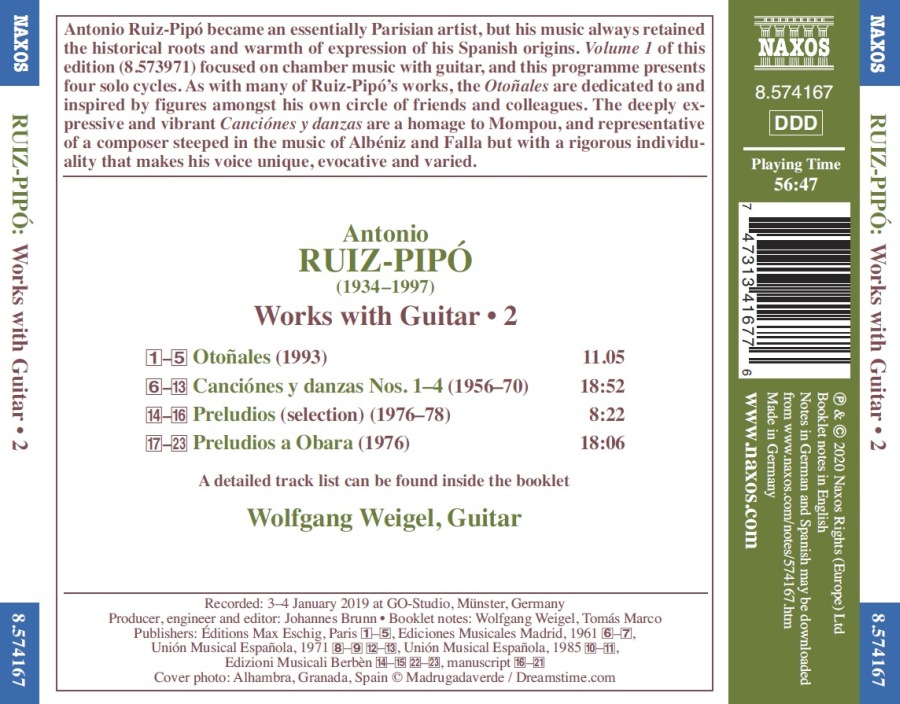 Ruiz-Pipó: Works with Guitar Vol. 2 - slide-1