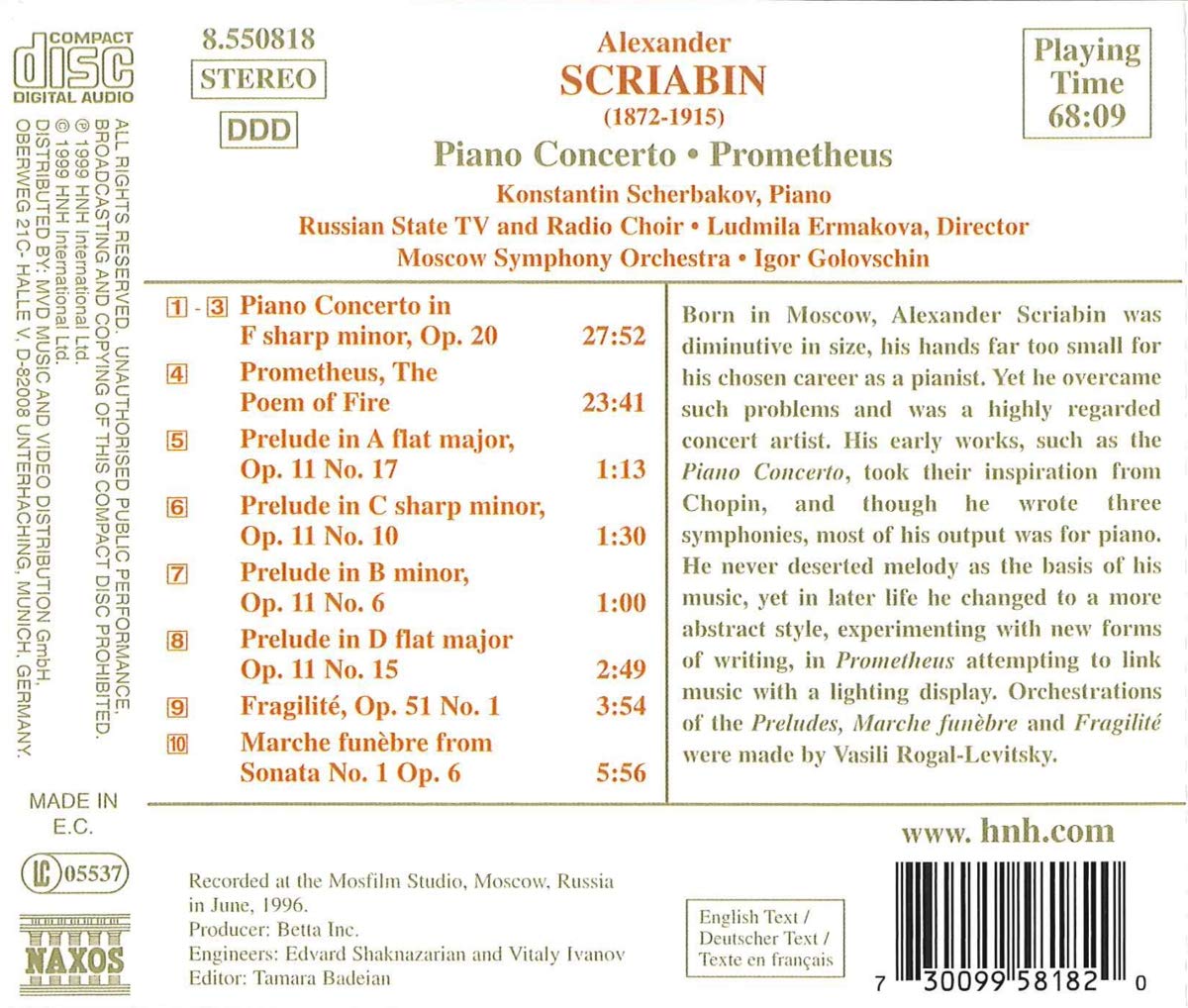SCRIABIN: Piano Concerto - slide-1