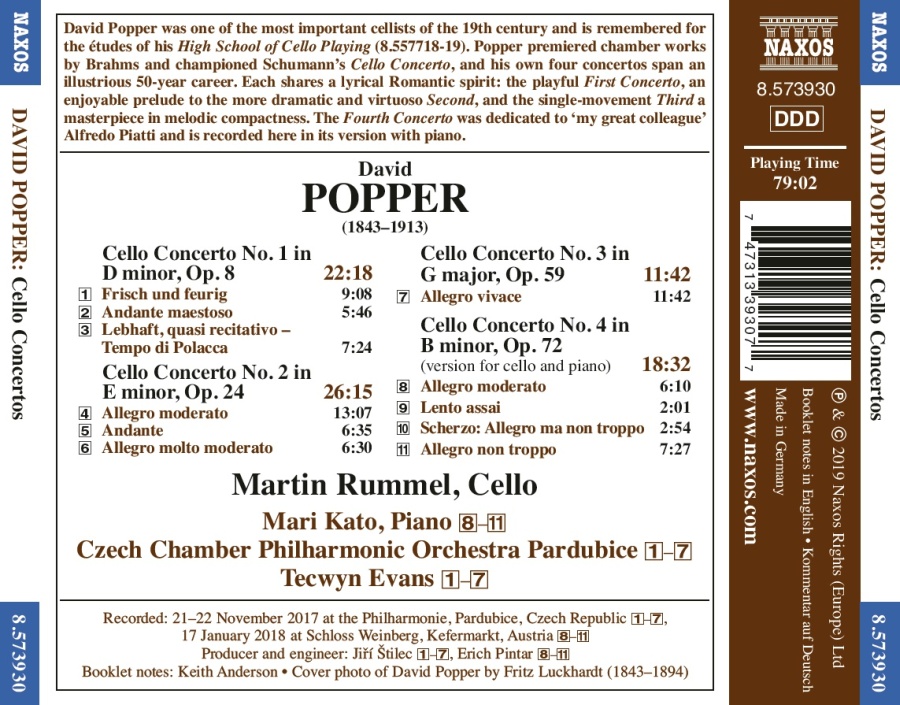 Popper: Cello Concertos - slide-1