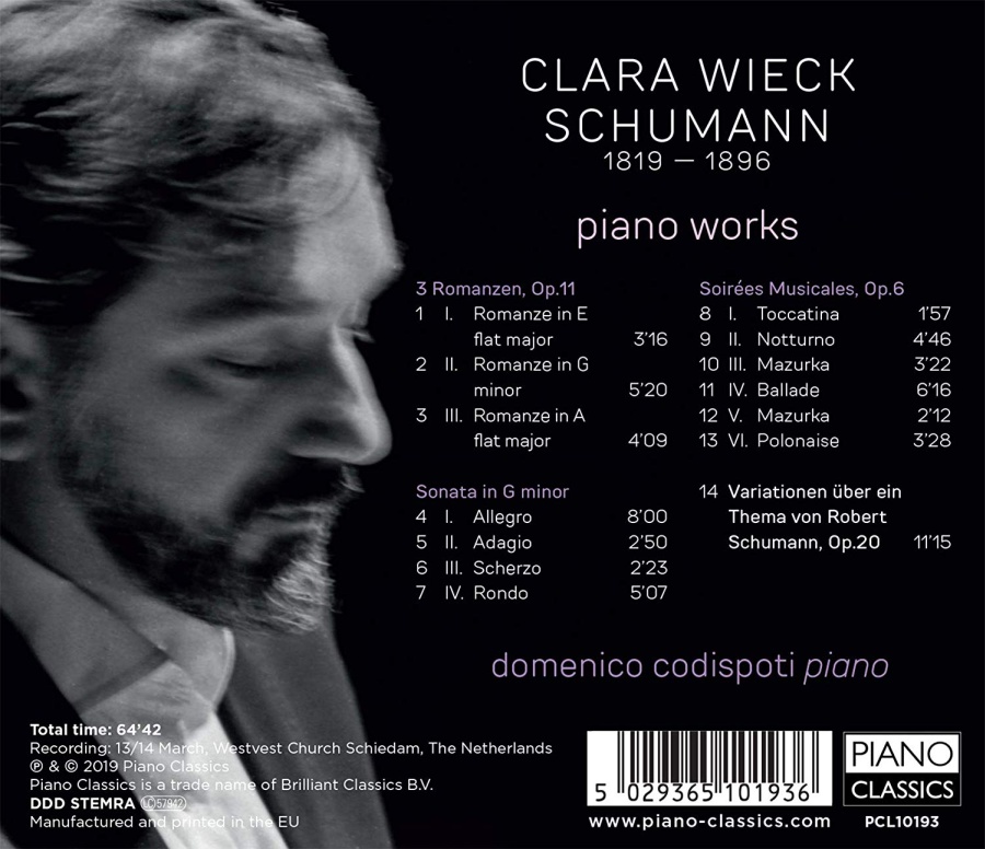 Clara Wieck Schumann: Piano Works - slide-1