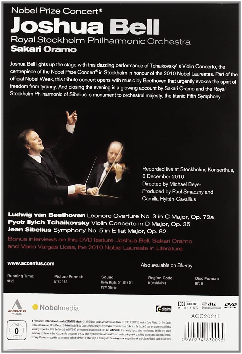 Bell/Oramo ‎– Royal Stockholm Philarmonic Orchestra Nobel Prize Concert - slide-1