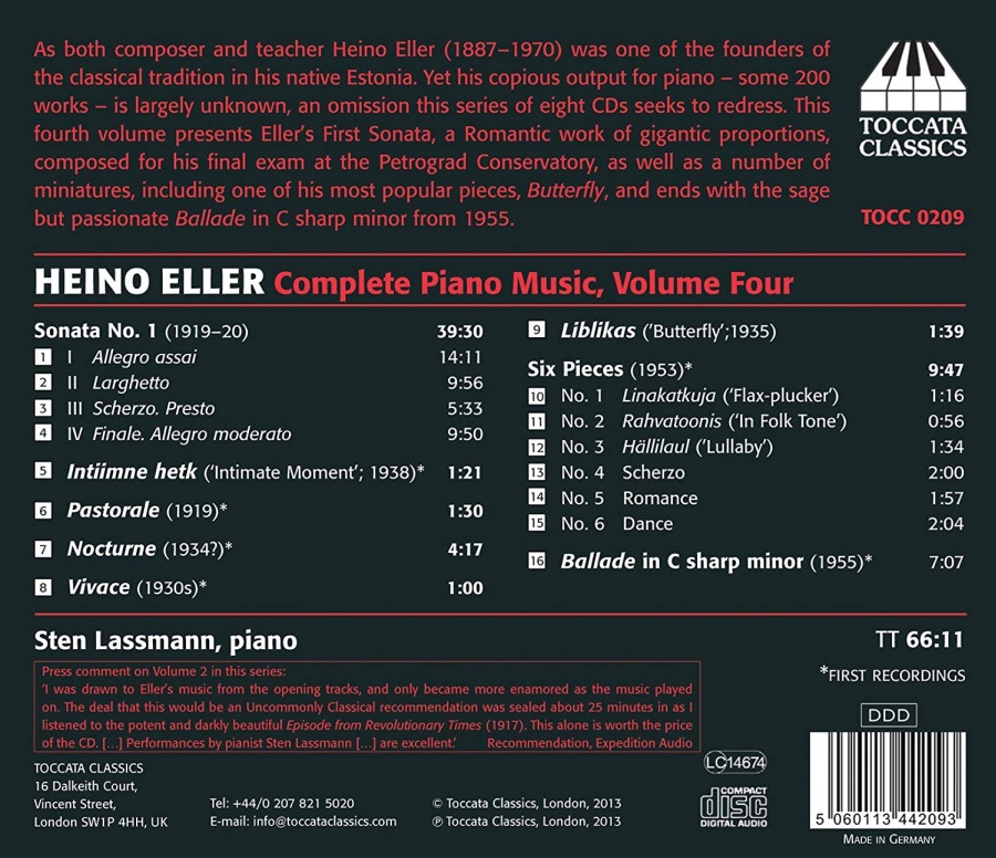 Eller: Complete Piano Music Vol. 4 - slide-1
