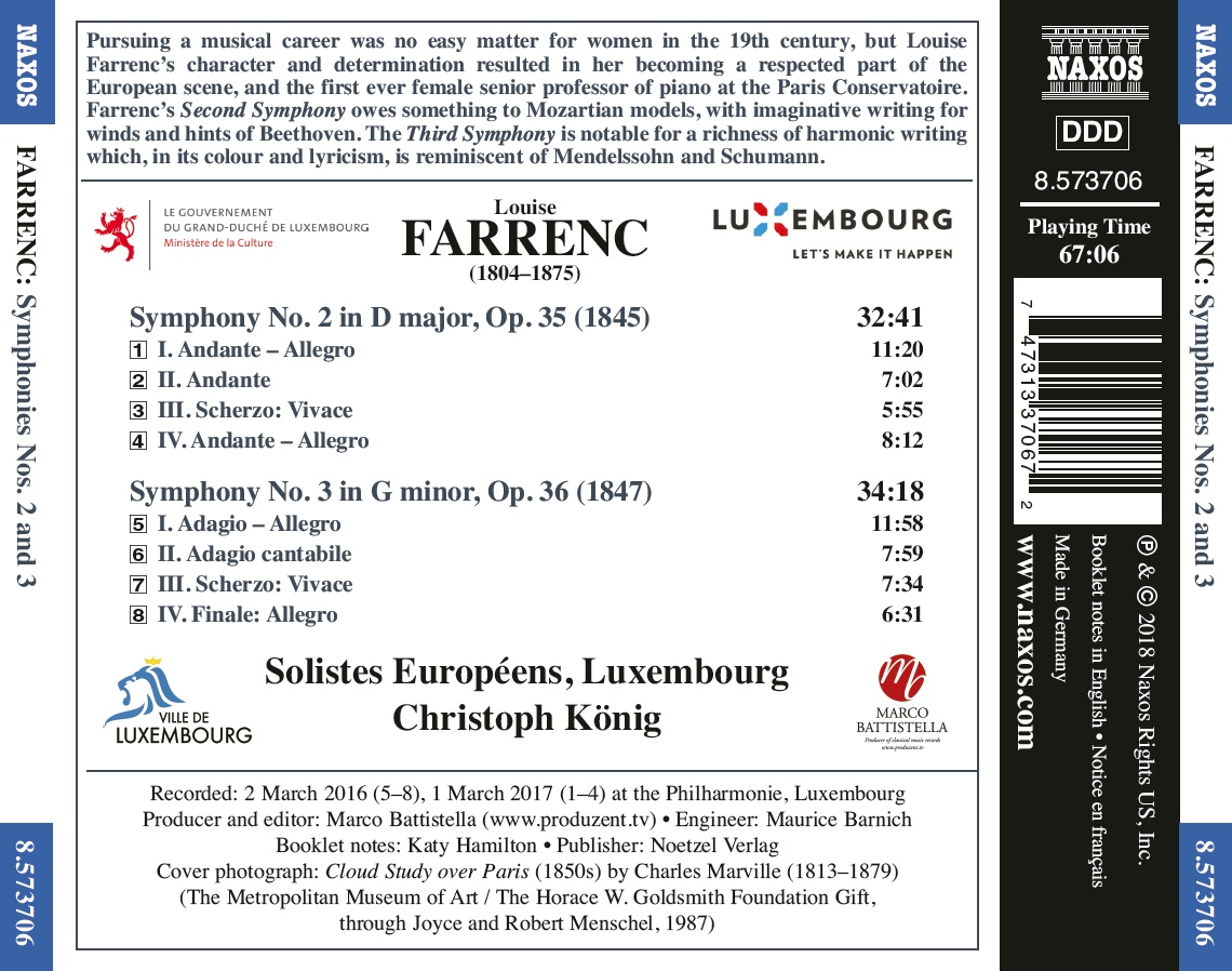 Farrenc: Symphonies Nos. 2 and 3 - slide-1