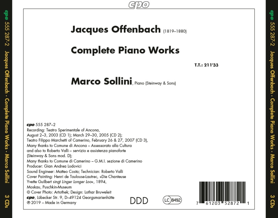 Offenbach: Complete Piano Works - slide-1