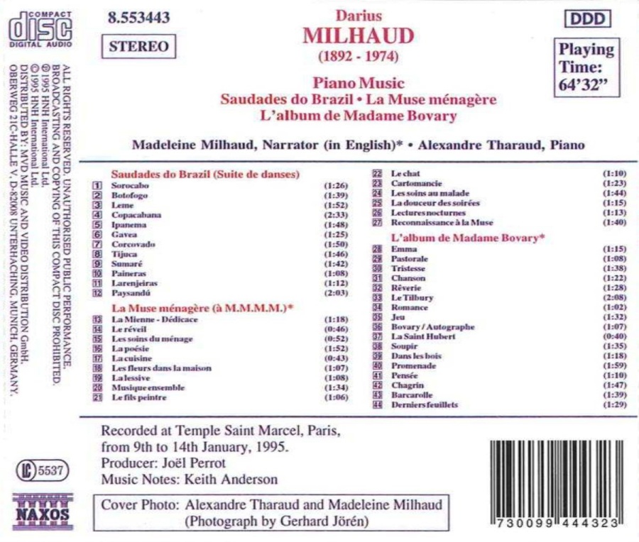 MILHAUD: Piano Music - slide-1