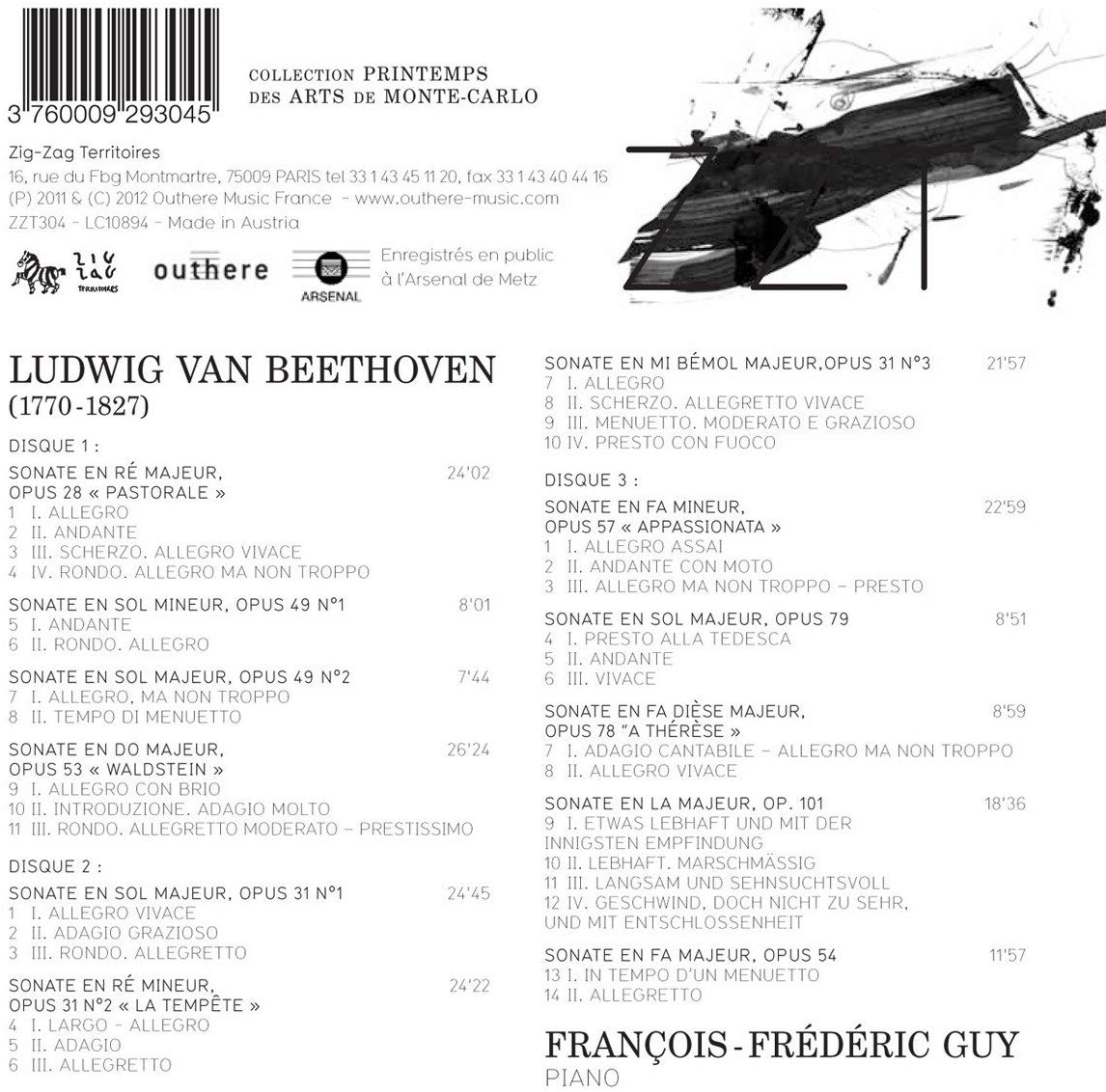 Beethoven: Sonates Vol. 2 - slide-1