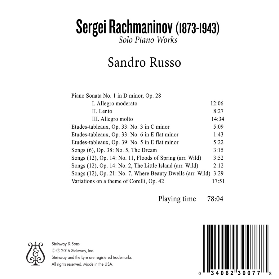 Rachmaninov: Solo Piano Works - slide-1