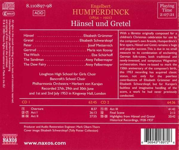 Humperdinck: Hansel und Gretel - slide-1