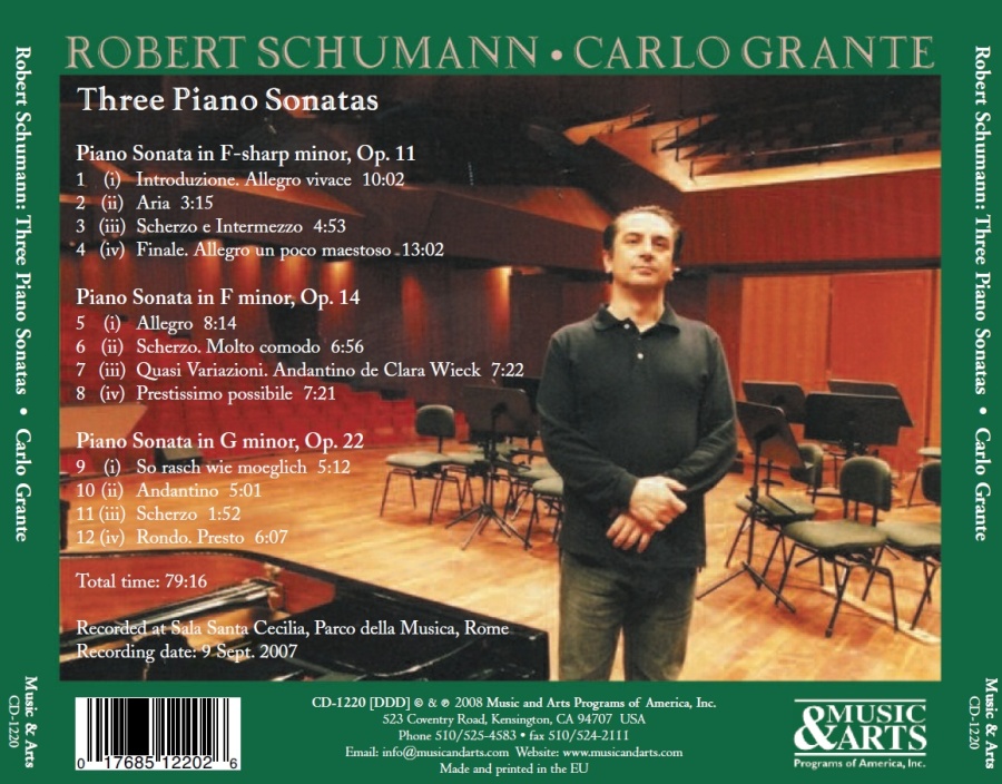 Schumann: Three Piano Sonatas - slide-1