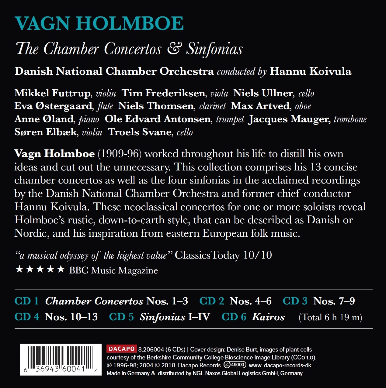 Holmboe: Chamber Concertos & Sinfonias - slide-1