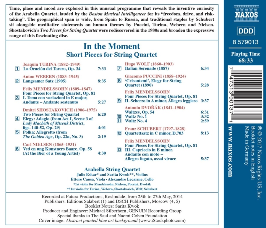 In the Moment - Short Pieces for String Quartet - slide-1