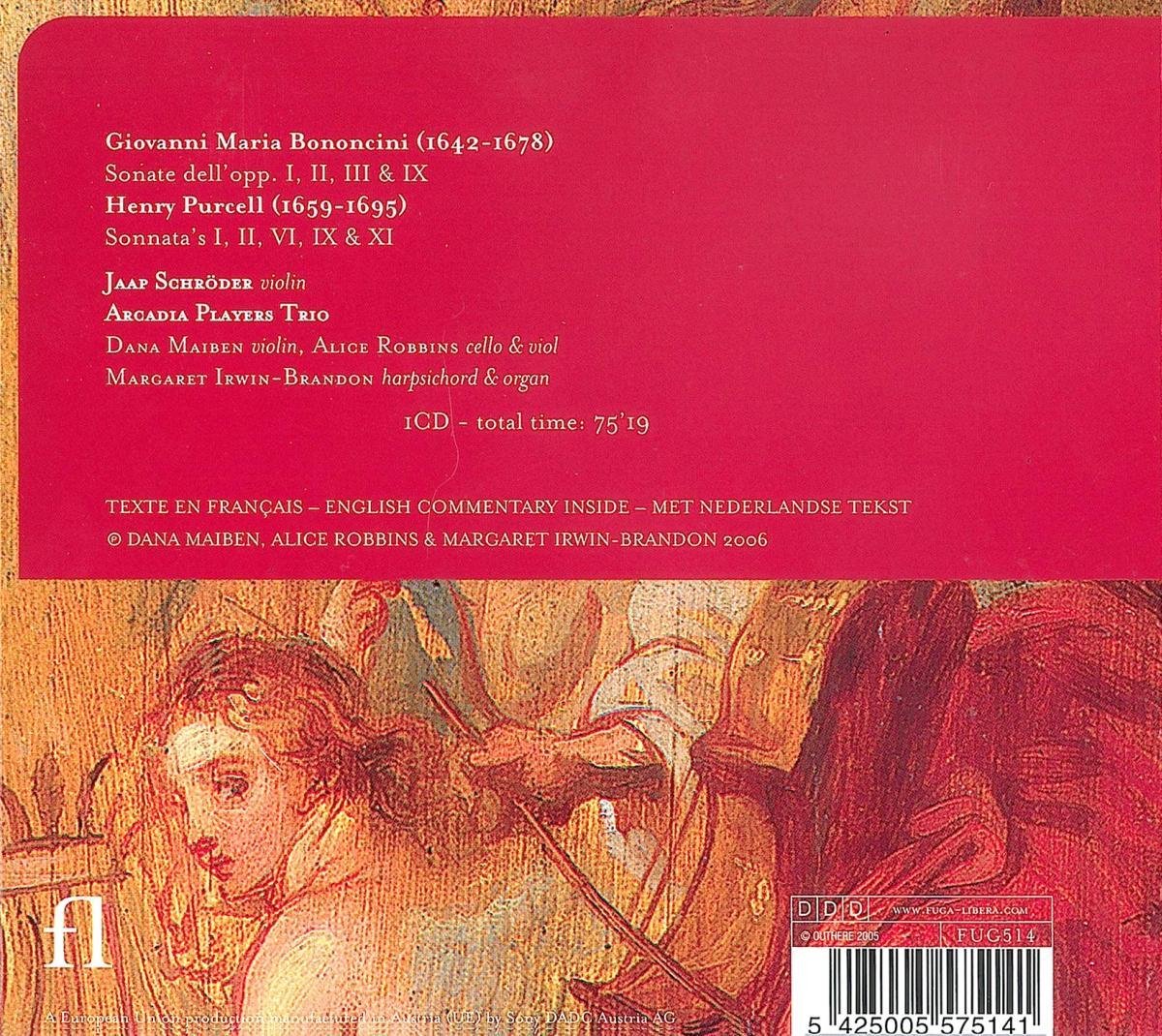 Bononcini/ Purcell: Sonatas à Tre /Schröder · Arcadia Players - slide-1