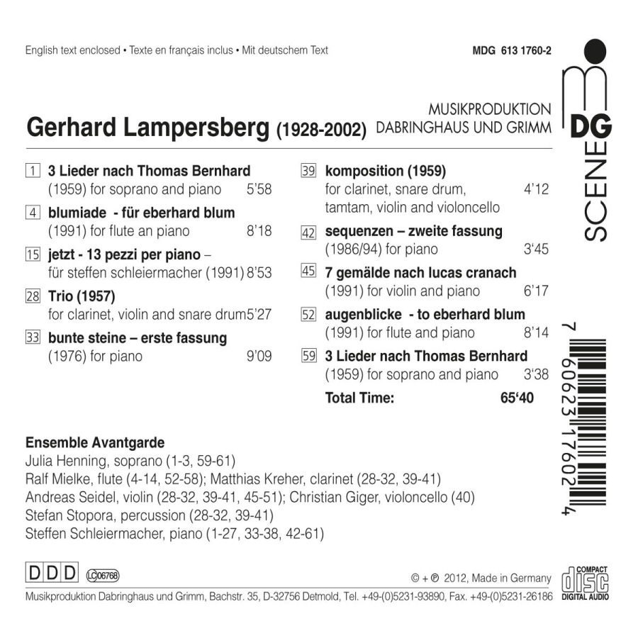 Lampersberg: bunte steine - Chamber Music - slide-1