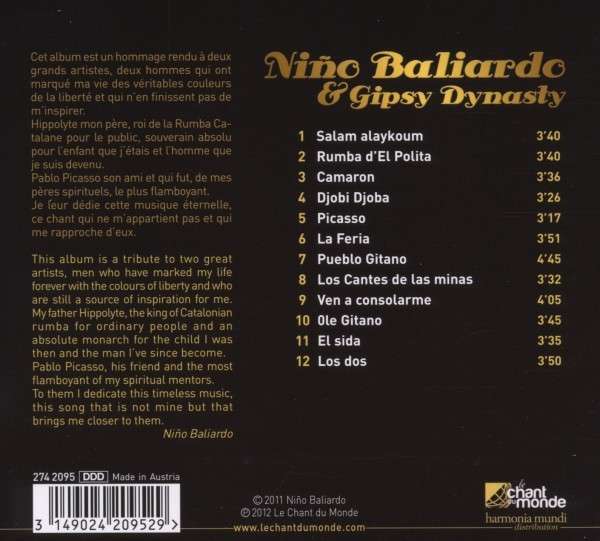 Niño Baliardo & Gipsy Dynasty: Picasso - slide-1