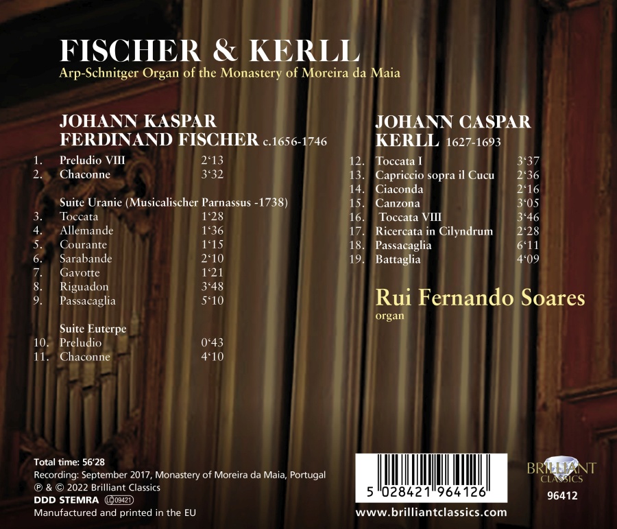 Fischer & Kerll: Arp-Schnitger Organ of the Monastery of Moreira de Maia - slide-1