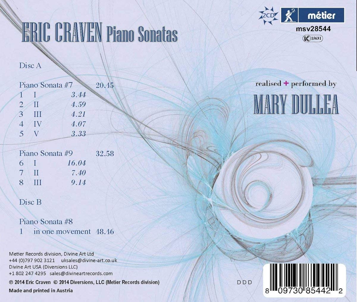 Craven: Piano Sonatas 7, 8 & 9 - slide-1