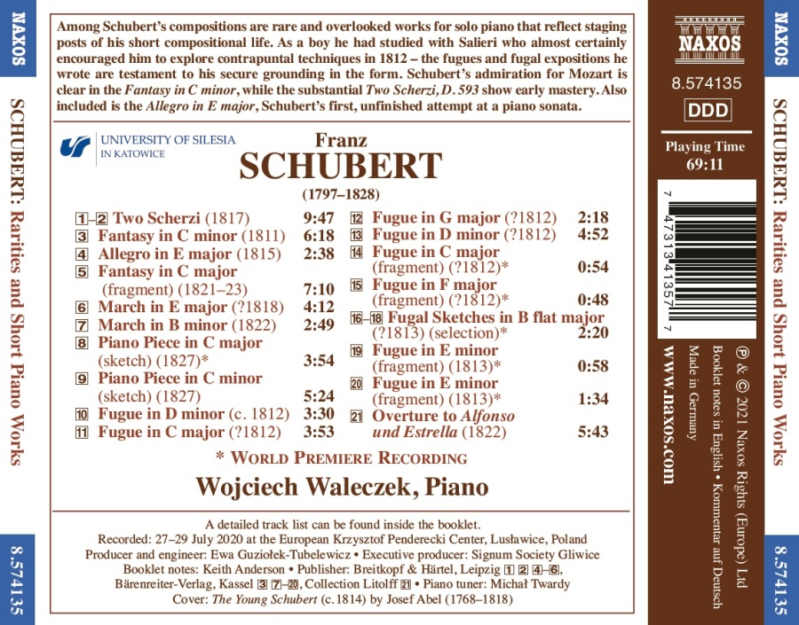 Schubert: Rarities and Short Piano Works - slide-1