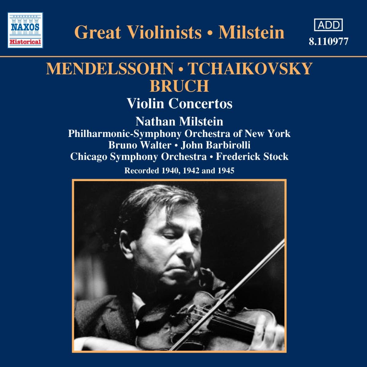 Mendelssohn / Bruch / Tchaikovsky: Violin Concertos