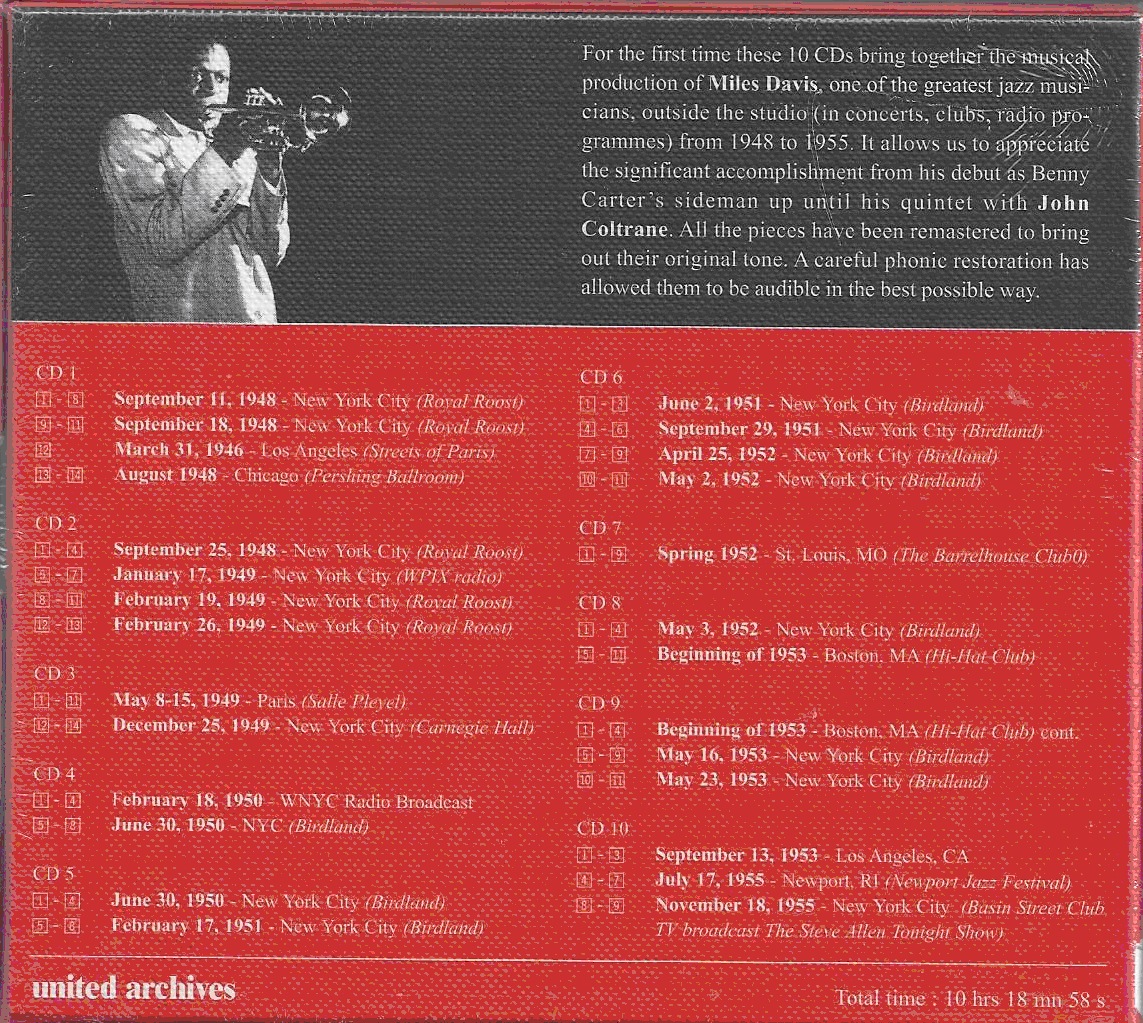 Miles Davies: Complete Live Recordings 1949-1954 - slide-1