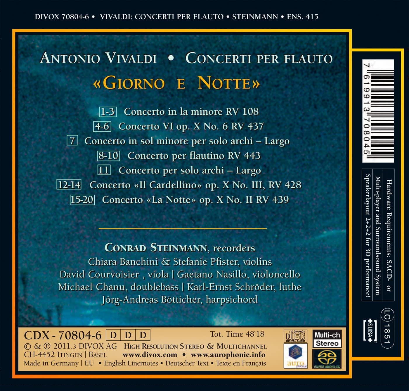 Vivaldi: Giorno e Notte - koncerty fletowe - slide-1