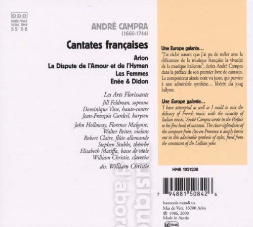 Campra: Cantatas - slide-1