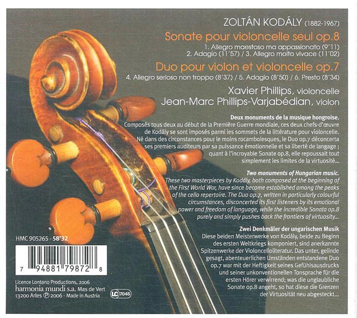 Kodaly: Duo Op. 7; Sonate Op. 8 - slide-1