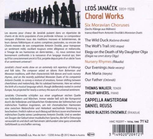 Janacek: Choral Works - Six Moravian Choruses - slide-1