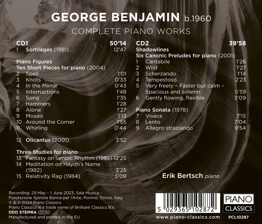 Benjamin: Complete Piano Works - slide-1