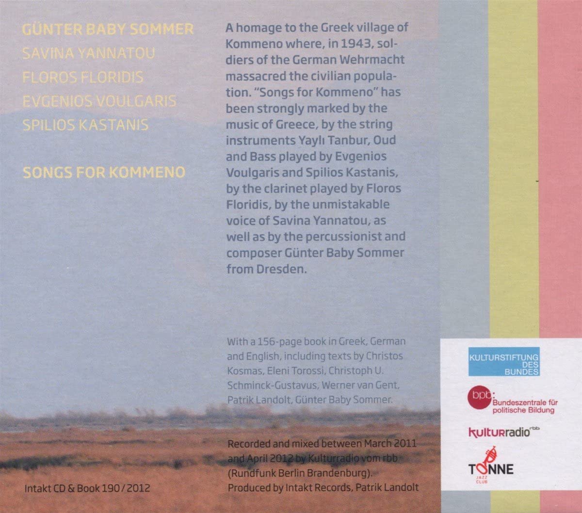 Günter Baby Sommer: Songs For Kommeno - slide-1