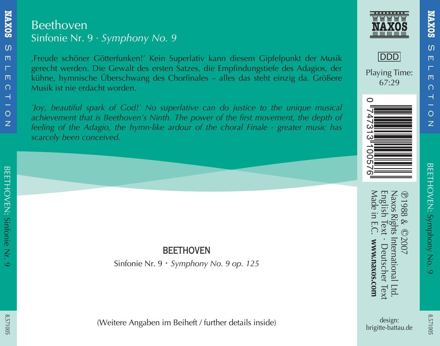 BEETHOVEN: Symphony no 9 - slide-1