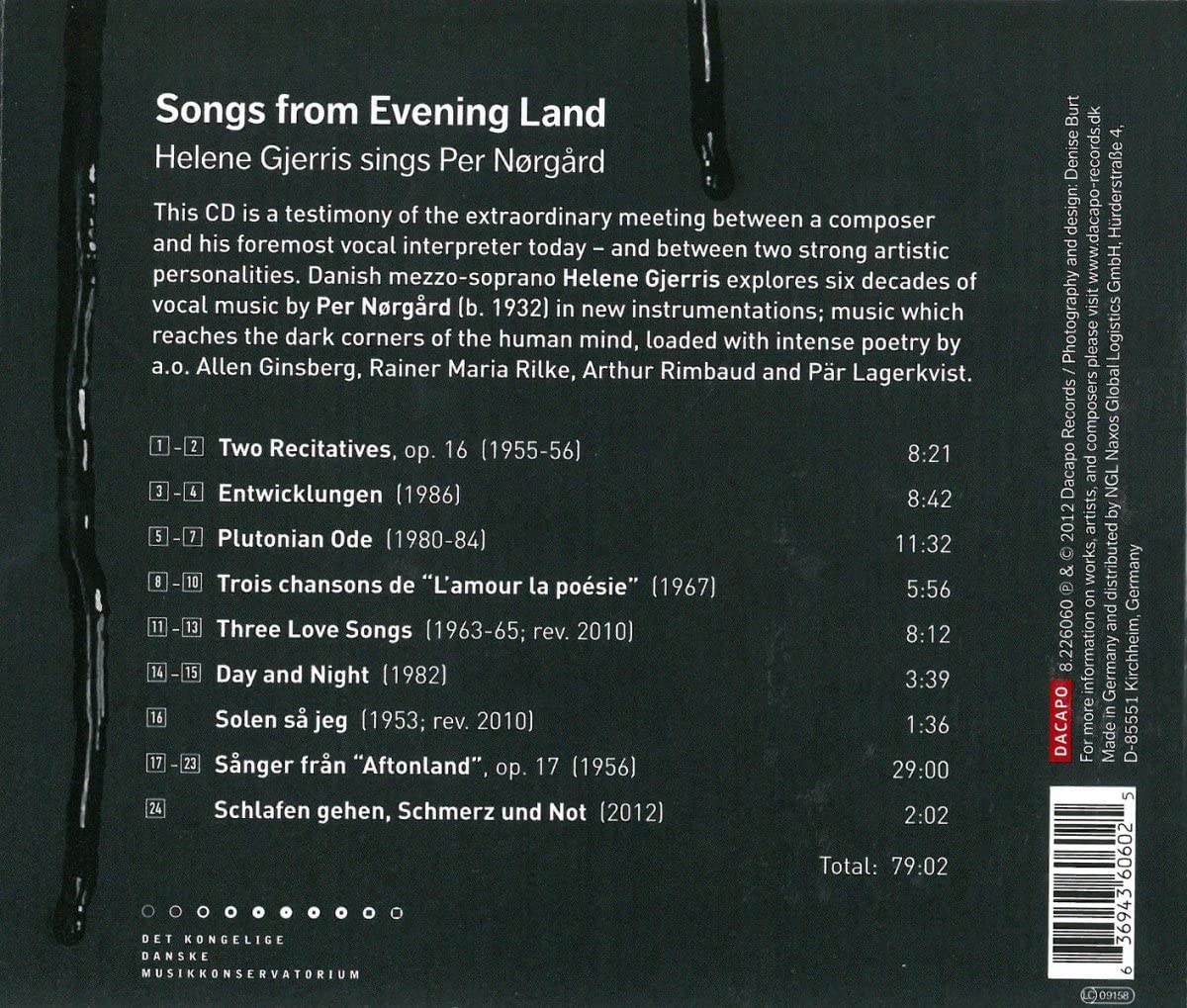 Nørgård: Songs from Evening Land - slide-1