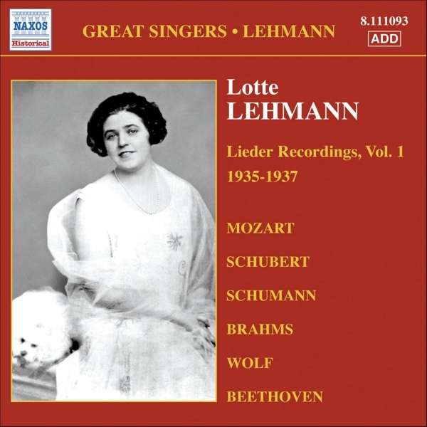 Lotte Lehmann - Lieder Recordings Vol.1