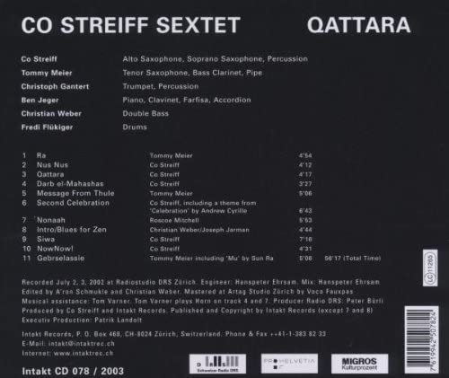 Co Streiff Sextet: Qattara - slide-1