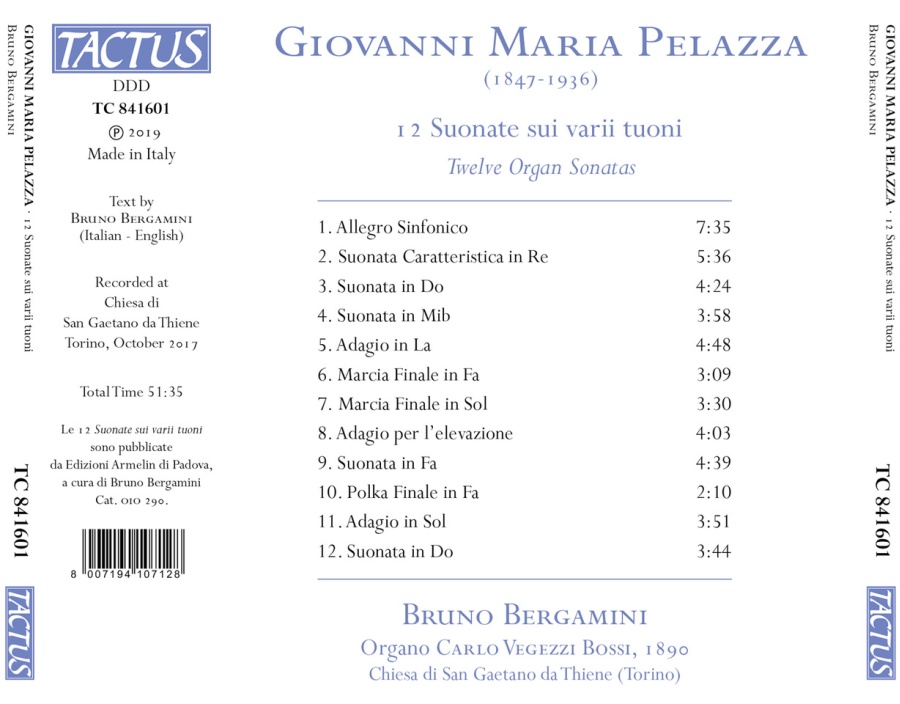Pelazza: 12 Organ Sonatas - slide-1